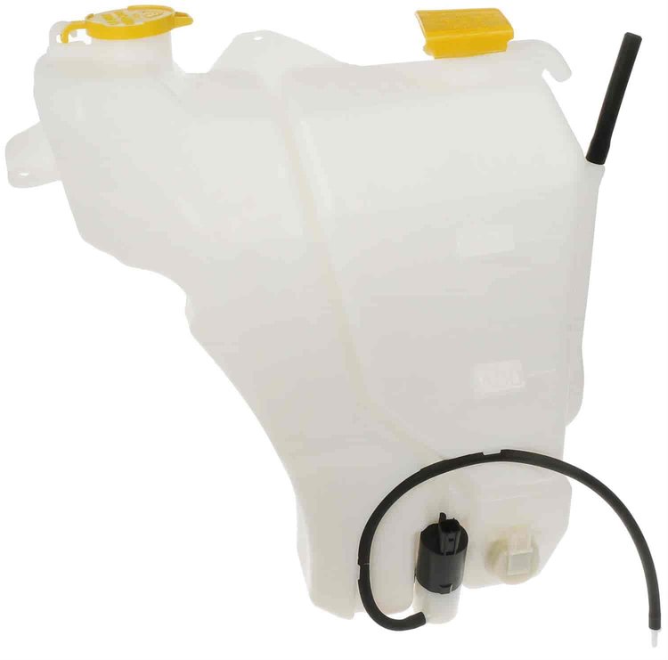 Dual Coolant/Windshield Washer Fluid Reservoir