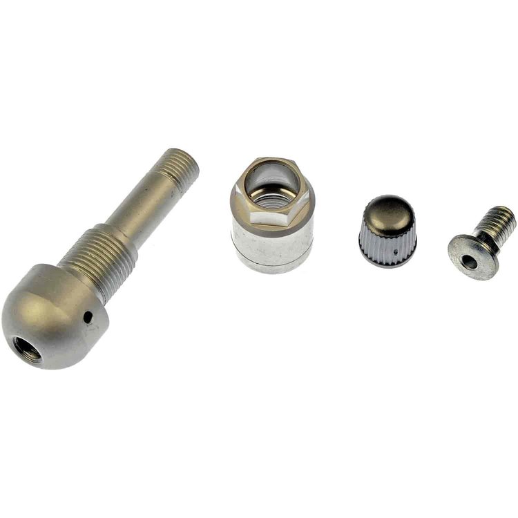 TPMS Service Kit - Replacement Aluminum Clamp-In Valve Stem with Mounting Screw