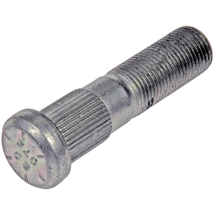 610-072.1 5/8-18 Serrated Wheel Stud - .688 in. Knurl, 2-5/8 in. Length; 1967 Chevrolet, 1967 GMC