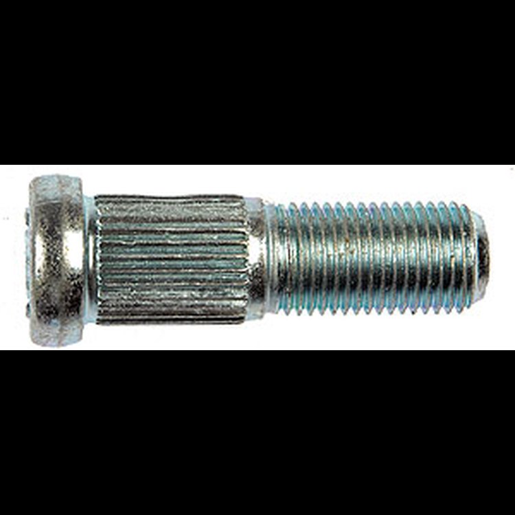 610-074 1/2-20 Serrated Wheel Stud - .560 in. Knurl, 1-3/4 in. Length; 1946-1970 Chevrolet; 1963-1970 GMC; 1946-1959 GMC