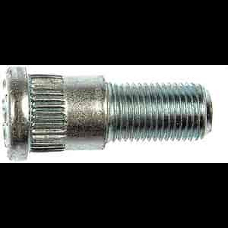 610-122 1/2-20 Serrated Wheel Stud - .650 in. Knurl, 1-9/16 in. Length; 1965-1969 Chrysler; 1964-1970 Dodge; 1965-1970 Plymouth