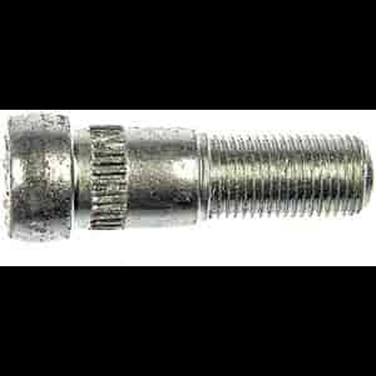 610-154 1/2-20 Serrated Wheel Stud - .625 in. Knurl, 1-25/32 in. Length; American Motors/International/Pontiac