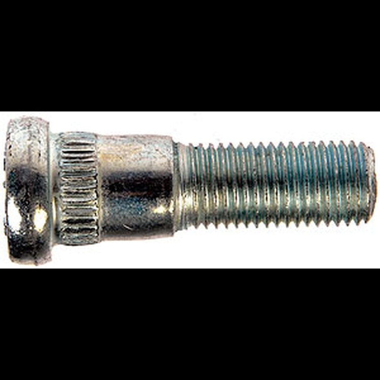 610-168 7/16-20 Serrated Wheel Stud - .570 in. Knurl, 1-5/8 in. Length; 1973-1976 Dodge, 1973-1976 Plymouth