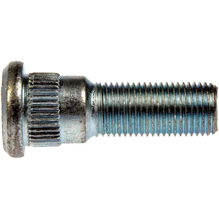 610-174 1/2-20 Serrated Wheel Stud - .668 in. Knurl, 1-3/4 in. Length; Chrysler/Dodge/Jeep/Plymouth