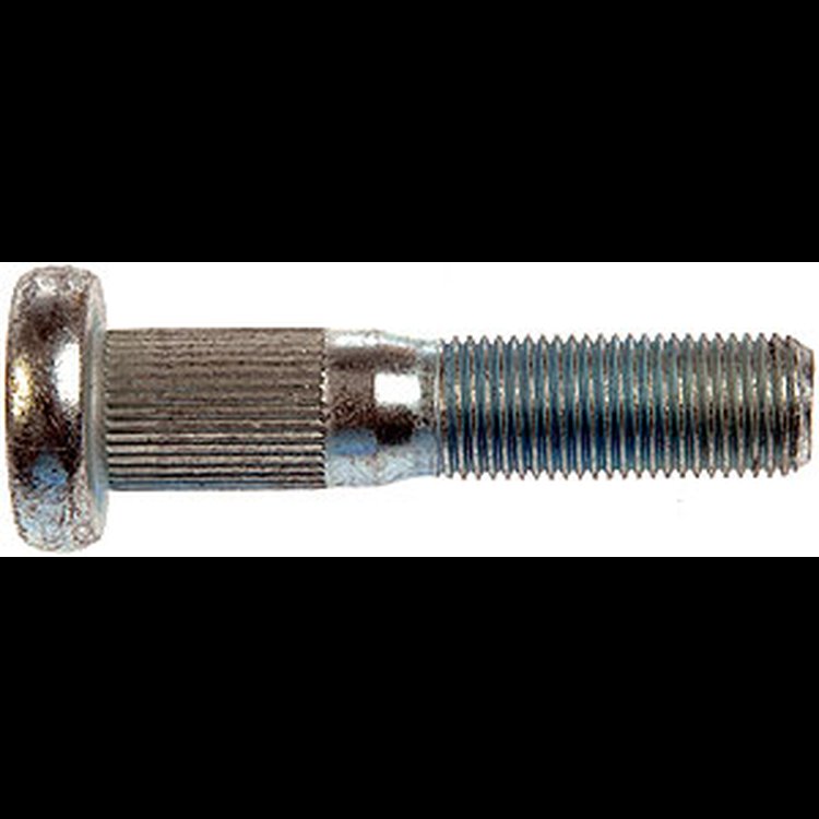 610-188 9/16-18 Serrated Wheel Stud - 0.620 in. Knurl, 2-3/4 in. Length; 1971-1981 Chevrolet; 1971-1981 GMC