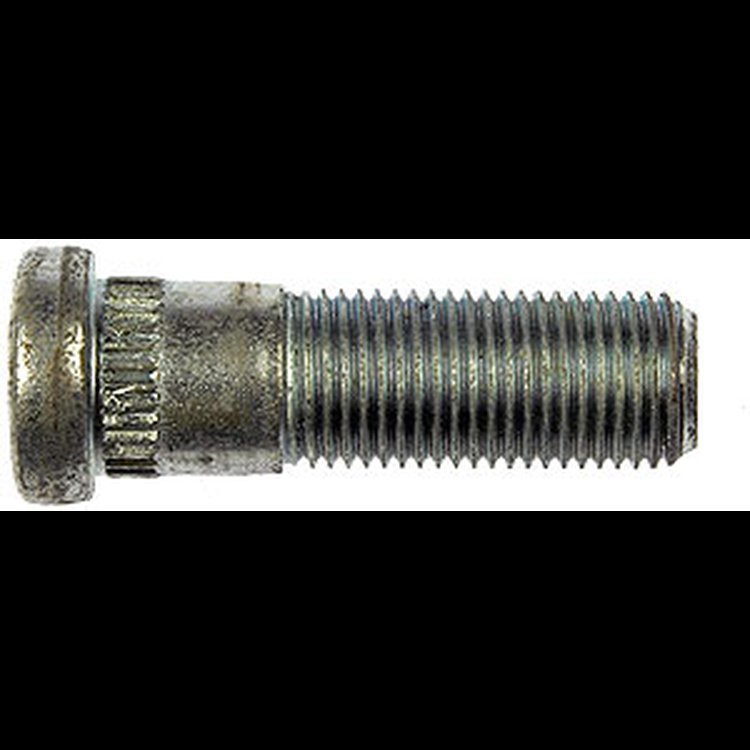 610-222 9/16-18 Serrated Wheel Stud - 0.624 in. Knurl, 1-13/16 in. Length; 1967-1976 Ford