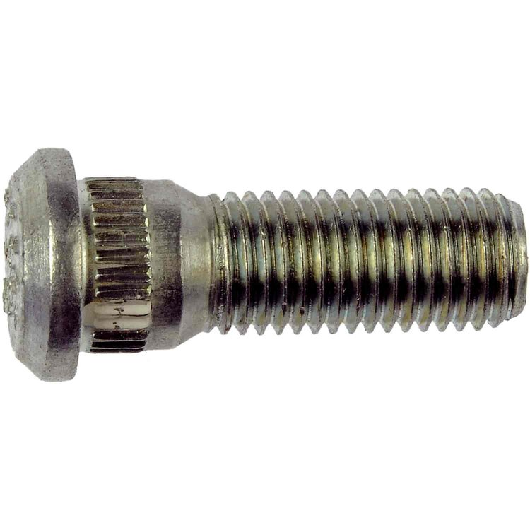 610-244 M12-1.50 Serrated Wheel Stud - 14.22mm Knurl, 37mm Length; Daihatsu/Lexus/Scion/Toyota