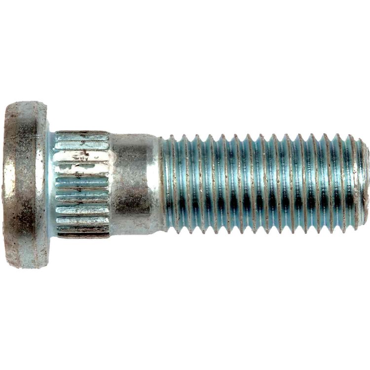 610-295 M12-1.50 Serrated Wheel Stud - 12.90mm Knurl, 37.5mm Length; Ford/Kia/Mazda/Mercury