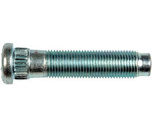 610-297 9/16-18 Serrated Wheel Stud - 0.640 in. Knurl, 2-11/16 in. Length; 1982-1983 Ford
