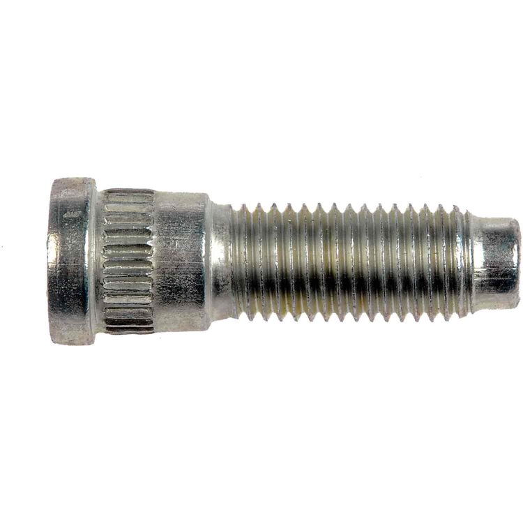 610-302 M12-1.50 Serrated Wheel Stud - 14.45mm Knurl, 42mm Length; 1983-1994 Ford, 1988-1989 Lincoln, 1983-1994 Mercury