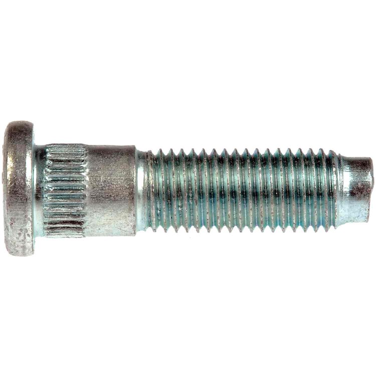 610-306 M12-1.50 Serrated Wheel Stud - 13.46mm Knurl, 48mm Length; 1990-1995 Ford, 1990-1991 Lincoln, 1990-1994 Mercury