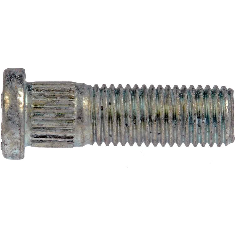 610-307 M12-1.50 Serrated Wheel Stud - 12.50mm Knurl, 39.5mm Length; Buick/Chevrolet/Geo/Isuzu/Pontiac/Suzuki