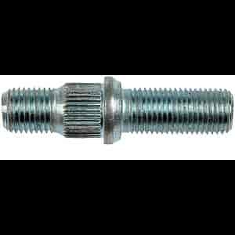 610-339 M14-1.50 Double Ended Wheel Stud - 16.51mm Knurl, 69mm Length; 1984-1994 Toyota Pickup