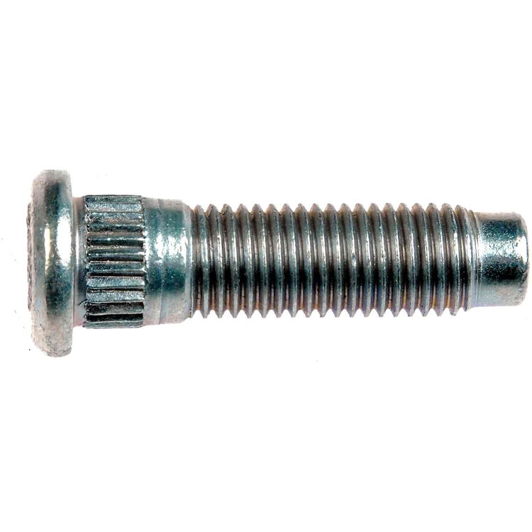 610-344.1 M12-1.50 Serrated Wheel Stud - 13.59mm Knurl, 46mm Length; 1990-2001 Ford, 1990-1992 Lincoln, 1990-2000 Mercury