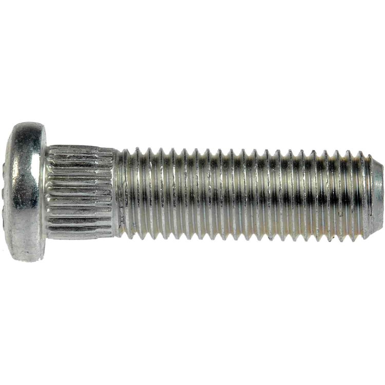 610-360.1 M12-1.50 Serrated Wheel Stud - 12.37mm Knurl, 42mm Length; 1986-2025 Acura; 1992-2026 Honda; 1996-1999 Isuzu