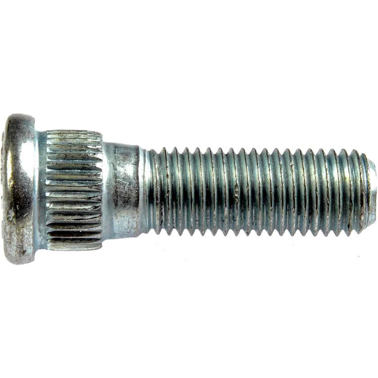 610-384 M12-1.50 Serrated Wheel Stud - 15.87mm Knurl, 44.5mm Length; Chrysler/Dodge/Eagle/Plymouth