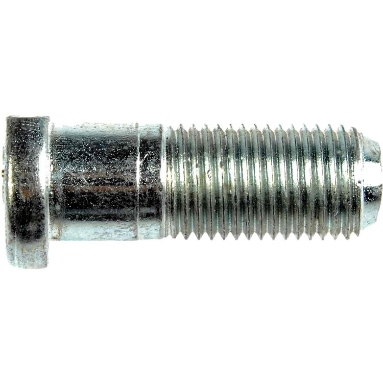 610-398 M12-1.25 Non-Serrated Wheel Stud with Clip Head - 12.09mm Knurl, 34mm Length; 1986-1988 Suzuki Samurai