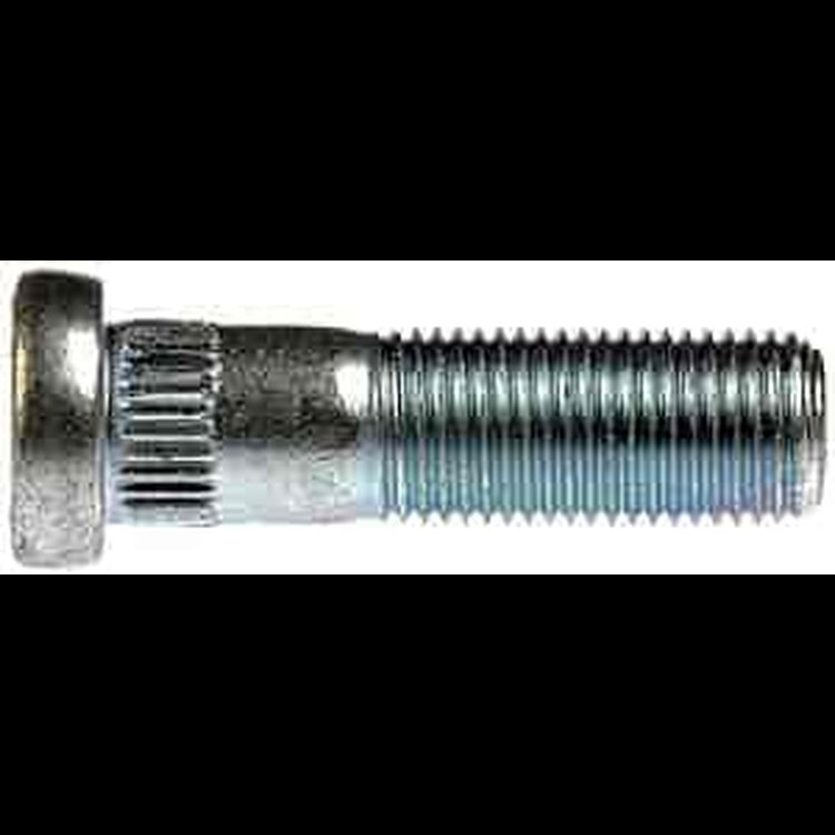 610-402 M12-1.25 Serrated Wheel Stud - 12.45mm Knurl, 43mm Length; 1988-1991 Subaru XT