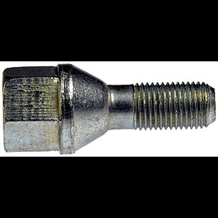 610-405 M12-1.25 Wheel Bolt - 19mm Hex, 26mm Thread Length; 1991-1993 Alfa Romeo; 1969-1983 Fiat; 1986-1992 Yugo
