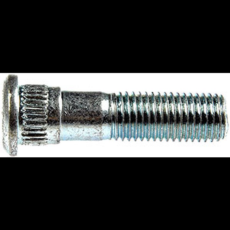 610-407 M12-1.50 Serrated Wheel Stud - 14.40mm Knurl, 47mm Length; 1968-1976 BMW, 1992-1994 Mitsubishi