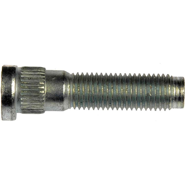 610-416 M12-1.50 Serrated Wheel Stud - 14.86mm Knurl, 52.2mm Length; 1996-2007 Ford, 1995-1999 Lincoln, 1996-2005 Mercury