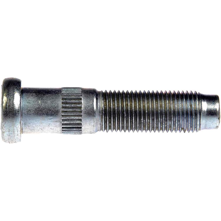 610-419 9/16-18 Serrated Wheel Stud - 0.619 in. Knurl, 2.580 in. Length; 1994-1999 Dodge Ram 2500