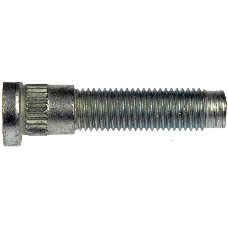 610-427.1 M12-1.50 Serrated Wheel Stud - 13.95mm Knurl, 55.25mm Length; 2000-2007 Ford, 1999-2002 Lincoln, 2000-2005 Mercury
