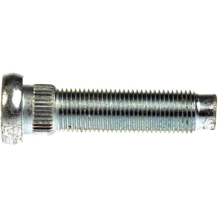 610-439 9/16-18 Serrated Wheel Stud - 0.658 in. Knurl, 2-7/16 in. Length; 2000-2008 Dodge