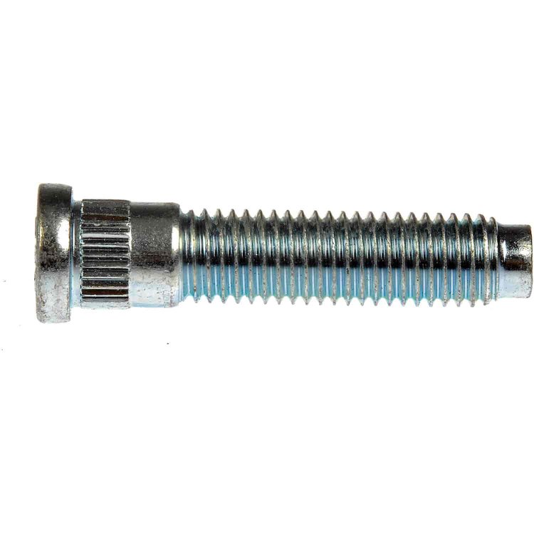 610-455 M14-2.0 Serrated Wheel Stud - 16mm Knurl, 66.8mm Length; 1998-2004 Ford