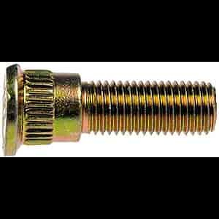 610-457 M12-1.50 Serrated Wheel Stud with Clip Head - 16.10mm Knurl, 41.25mm Length; 1991-1993 Volvo 940