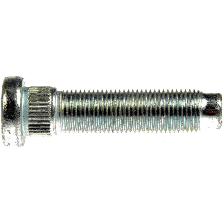 610-471 9/16-18 Serrated Wheel Stud - 0.645 in. Knurl, 2.52 in. Length; 2003-2008 Dodge