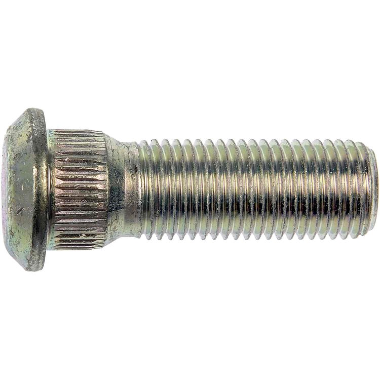 610-527 M14-1.50 Serrated Wheel Stud - 16.50mm Knurl, 45.5mm Length; Acura/Chevrolet/GMC/Honda