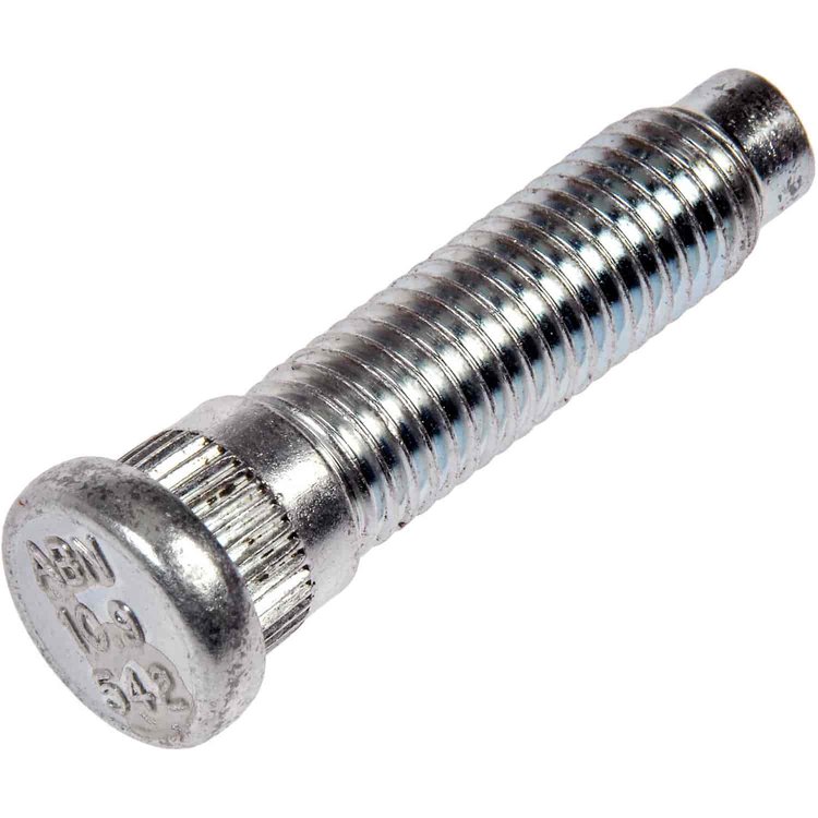 610-542 M14-2.0 Serrated Wheel Stud - 15.97mm Knurl, 61.5mm Length; 2007-2014 Ford, 2007-2014 Lincoln