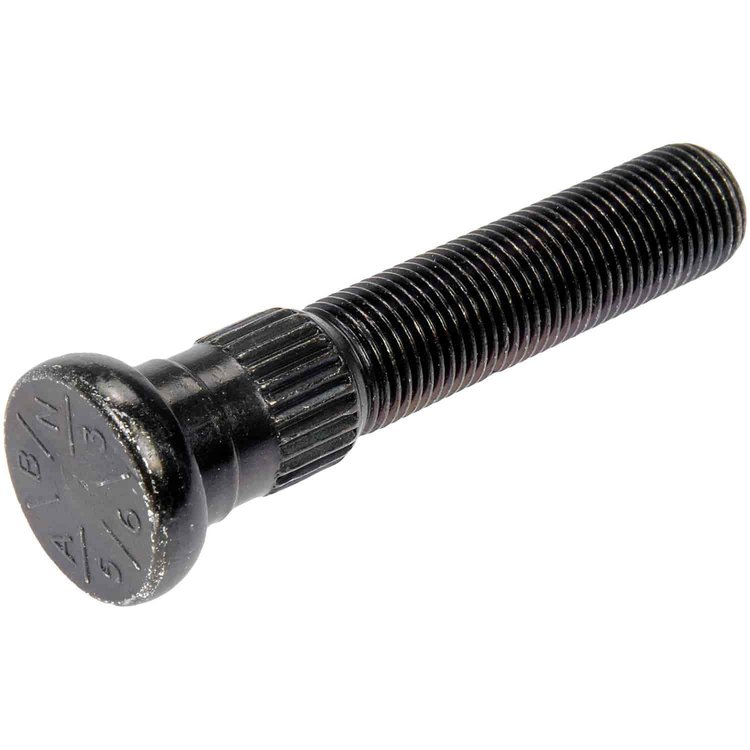 610-563 9/16-18 Serrated Wheel Stud - 0.658 in. Knurl, 3 in. Length, OL Part for 610-283; 1977-1991 Chevrolet, 1977-1991 GMC