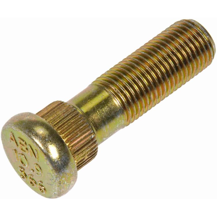 610-566 M12-1.25 Serrated Wheel Stud - 14.38mm Knurl, 43.5mm Length; 2013-2016 Scion, 2004-2026 Subaru, 2017-2026 Toyota