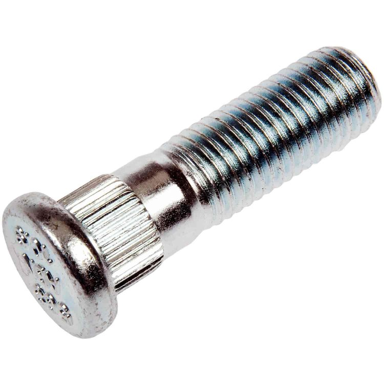 610-568 M12-1.50 Serrated Wheel Stud - 12.97mm Knurl, 42.5mm Length; Dodge/Hyundai/Kia/Mazda/Ram