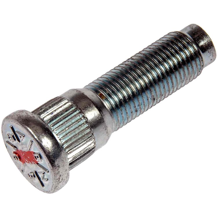610-569 1/2-20 Serrated Wheel Stud - 0.627 in. Knurl, 1.9 in. Length; 2007-2012 Dodge, 2007-2018 Jeep