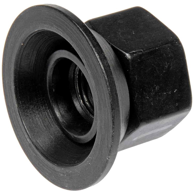 611-092.1 Wheel Nut 9/16-18 Flanged Flat Face - 1-1/16 in. Hex, 1 in. Length; 1984-1991 Ford
