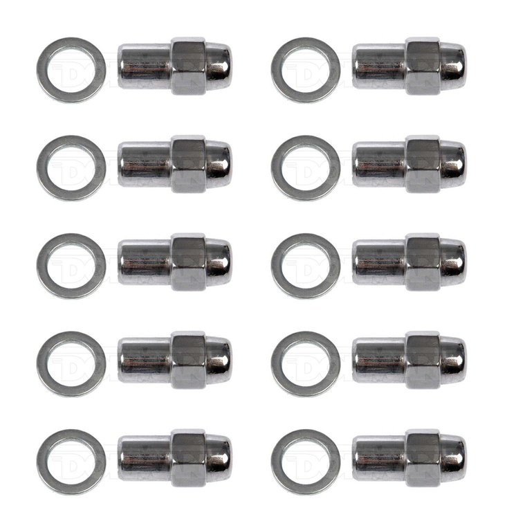 611-105 Wheel Lug Nuts for Select 1946-2002 Models [7/16 -20]