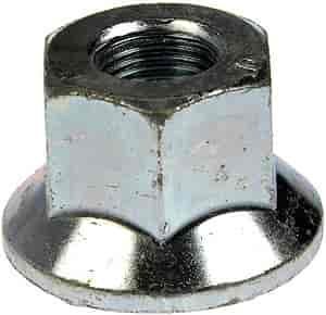 611-128 Wheel Nut 5/8-18l Flanged Flat Face - 1-1/8 in. Hex, 1-1/16 in. Length; 1.062 in