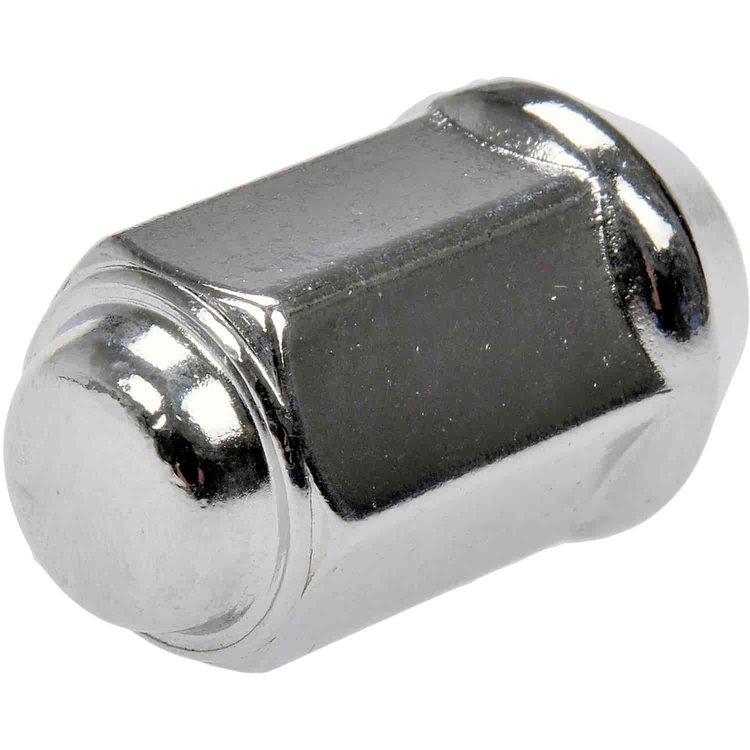 611-136 Wheel Nut M12-1.50 Dometop - 19mm Hex, 37mm Length; 1983-2008 Ford; 1993-2002 Lincoln; 1983-2005 Mercury