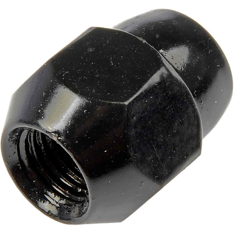 611-142 Wheel Nut M12-1.50 Acorn - 21mm Hex, 27mm Length; Dodge/Eagle/Ford/Hyundai/Kia/Mazda/Mercury/Mitsubishi/Plymouth/Toyota