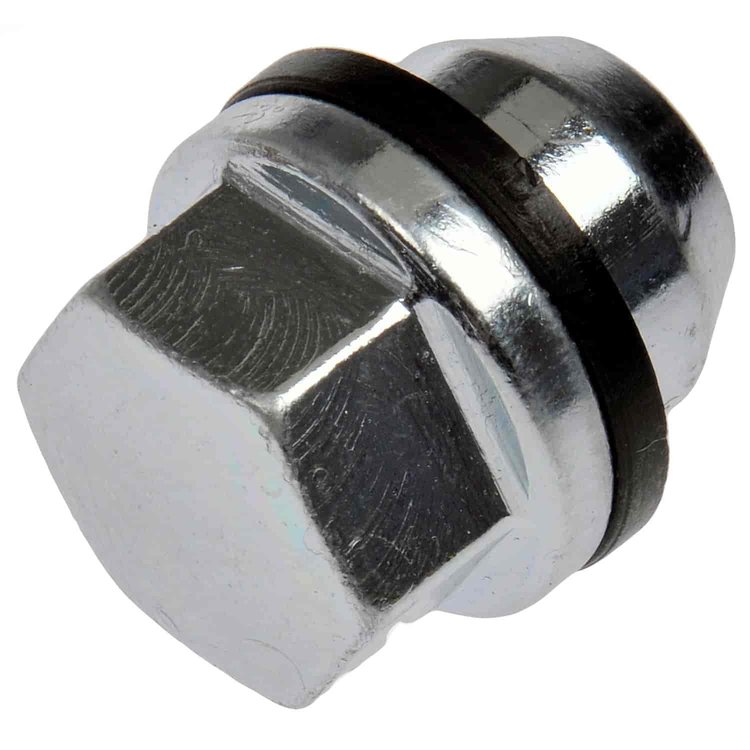 611-205 M12-1.50 Wheel Cover Retaining Nut - 21mm Hex, 29.5mm Length; 1991-2003 Ford, 1991-2002 Mercury