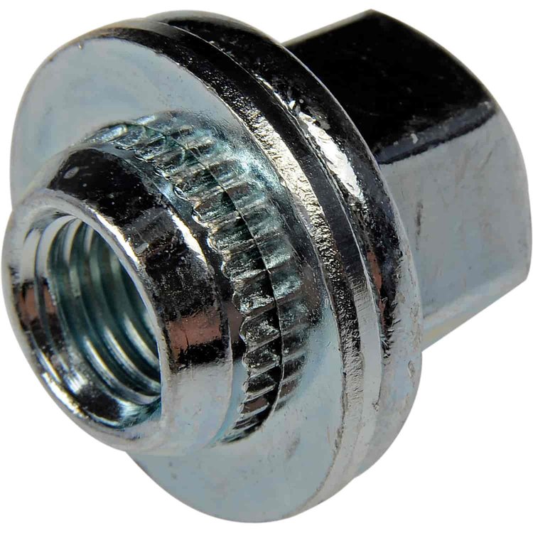 611-226 M12-1.50 Wheel Cover Retaining Nut - 19mm Hex, 26.44mm Length; 2002-2005 Ford, 2000-2006 Lincoln