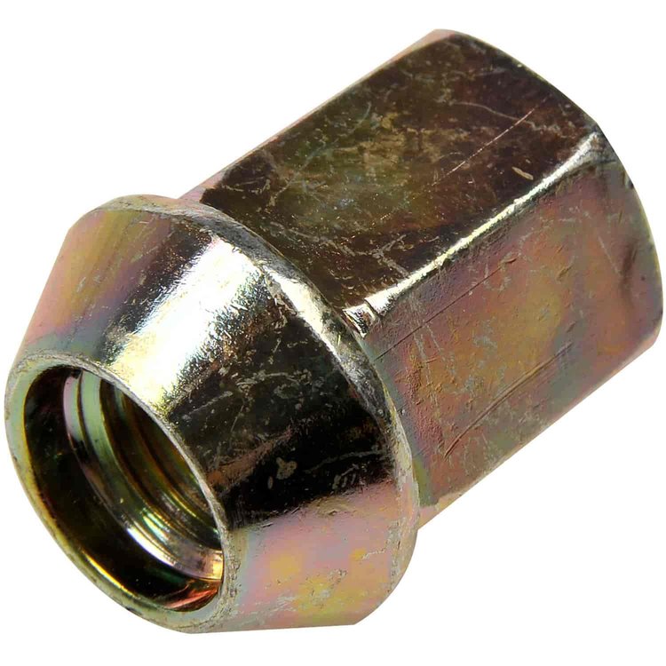 611-227 Wheel Nut M12-1.50 Bulge - 19mm Hex, 27.91mm Length; 2000-2008 Ford Focus