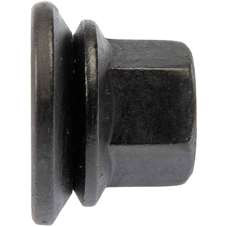 611-296.1 Wheel Nut 9/16-18 Flanged Flat Face - 15/16 Hex, 1-1/8 Length; 1994-2010 Dodge, 2011 Ram