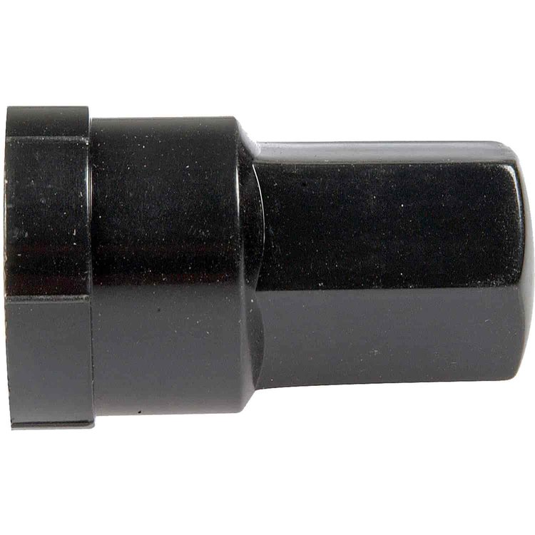 611-609.1 Black Wheel Nut Cover M24-2.0, Hex 19mm; 1990-1993 Chevrolet, 1991 Oldsmobile, 1988-1996 Pontiac