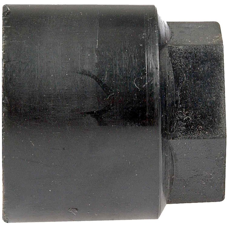 611-614.1 Black Wheel Nut Cover M27-2.0, Hex 22mm; 1990-1991 Chevrolet, 1990-1991 GMC