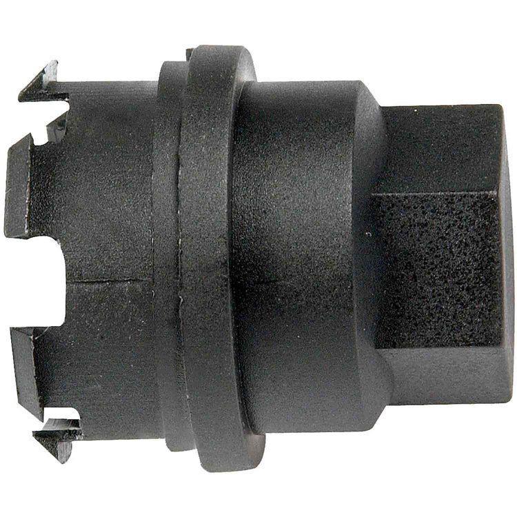 611-617.1 Black Wheel Nut Cover M24-2.0, Hex 19mm; 1997-2005 Buick, 1993-2002 Chevrolet, 1991-2002 Saturn