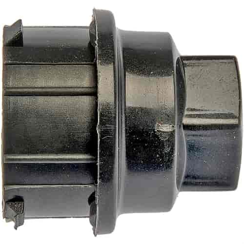 611-634.1 Lt. Black Metallic Plastic Wheel Nut Cover M24-2.0 Mod, Hex 19mm; Buick/Chevrolet/Pontiac/Saturn